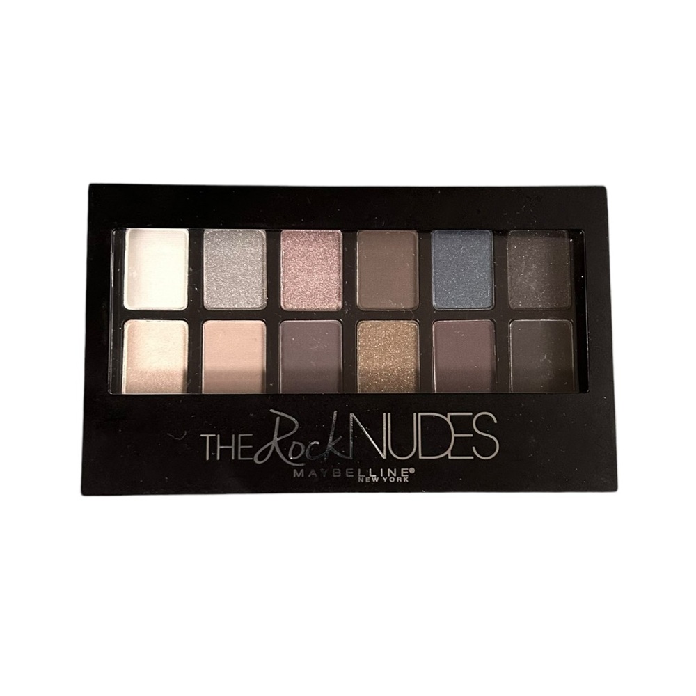 Maybelline The Rock Nudes Eyeshadow Palette Neutral Smoky Eye Fall Discontinued
